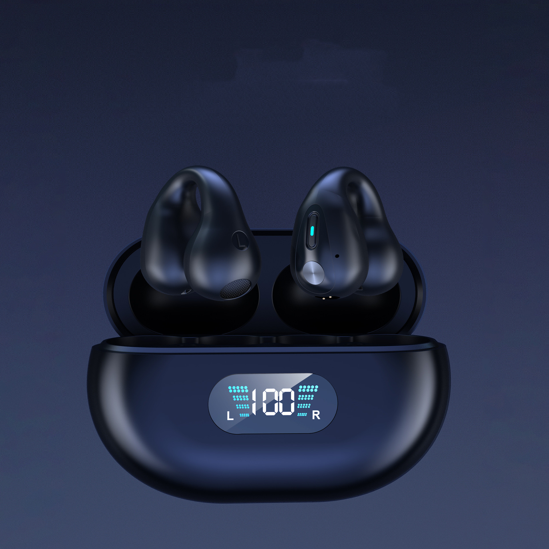 90450ff8-a882-4bc4-ba78-3d169008c47b.jpg Audífonos de Clip Inalámbricos TWS Bluetooth 5.3 + Control Táctil - Imagen 7