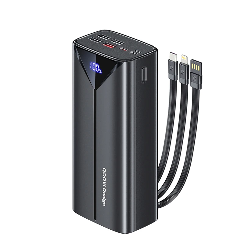 S07e957165a5a47f3a7c315515b4226b3g.webp Bateria Externa 30000mah 22.5W Fast Charging Built-in Cable External Large Battery Portable Charger For iPhone Samsung Xiaomi - Imagen 7
