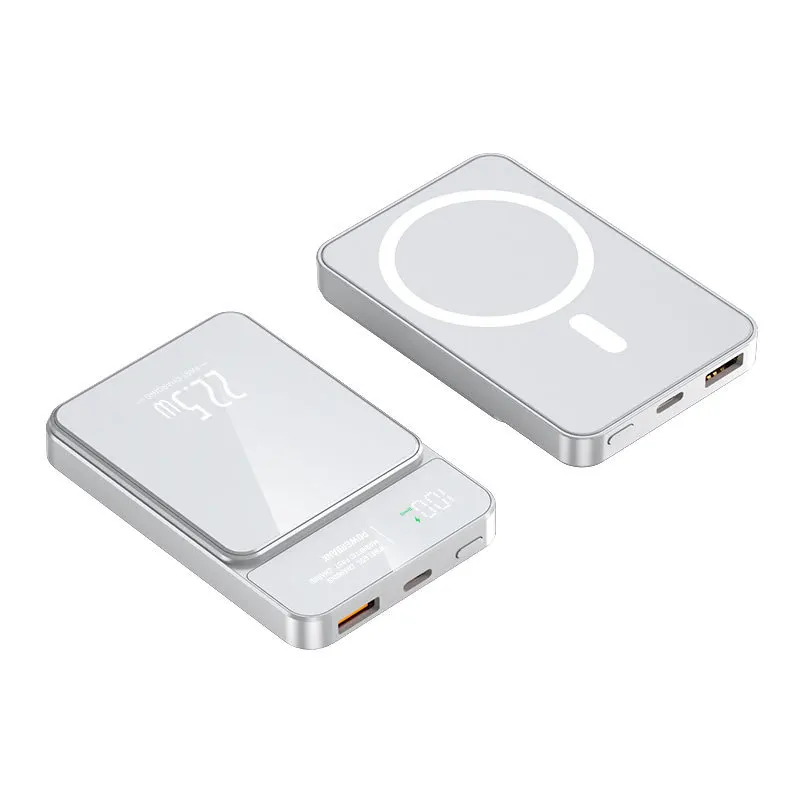 S73422dc47eeb41e1a660cbdba11142330.webp Bateria Externa 10.000 mAh Magnetic 20W Wireless Powerbank Slim Portable Battery Charger for MagSafe iPhone 17 16 15 Samsung 24 23 - Imagen 7