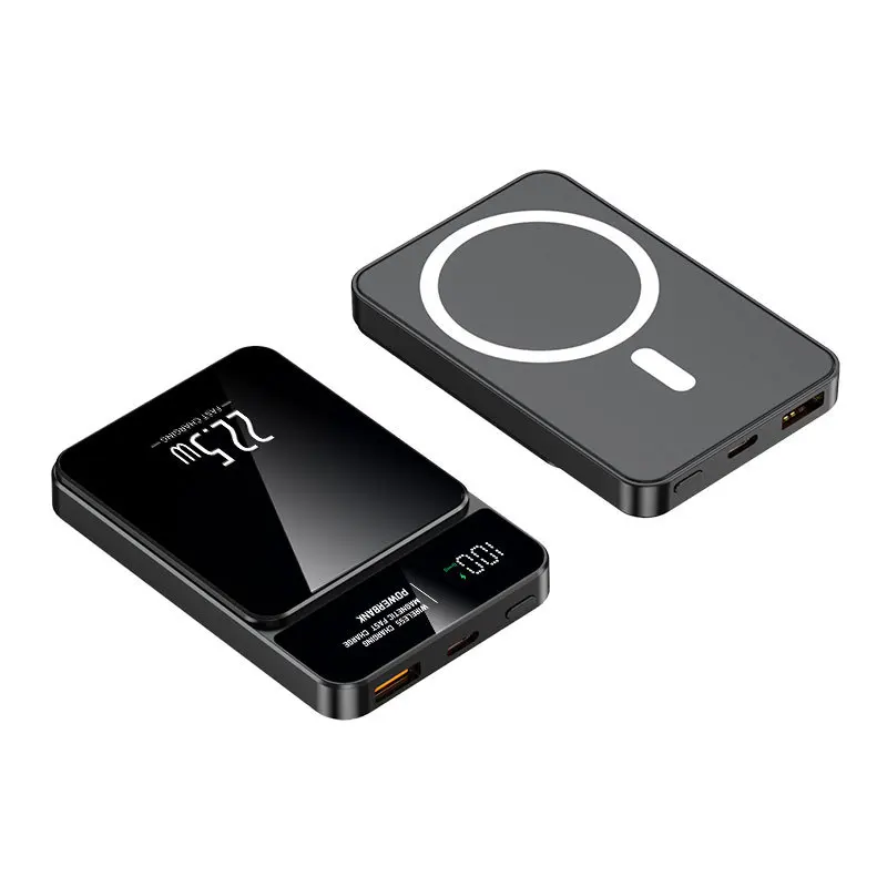 S8a2add3450344a81bd86306a3afd9d19i.webp Bateria Externa 10.000 mAh Magnetic 20W Wireless Powerbank Slim Portable Battery Charger for MagSafe iPhone 17 16 15 Samsung 24 23 - Imagen 8