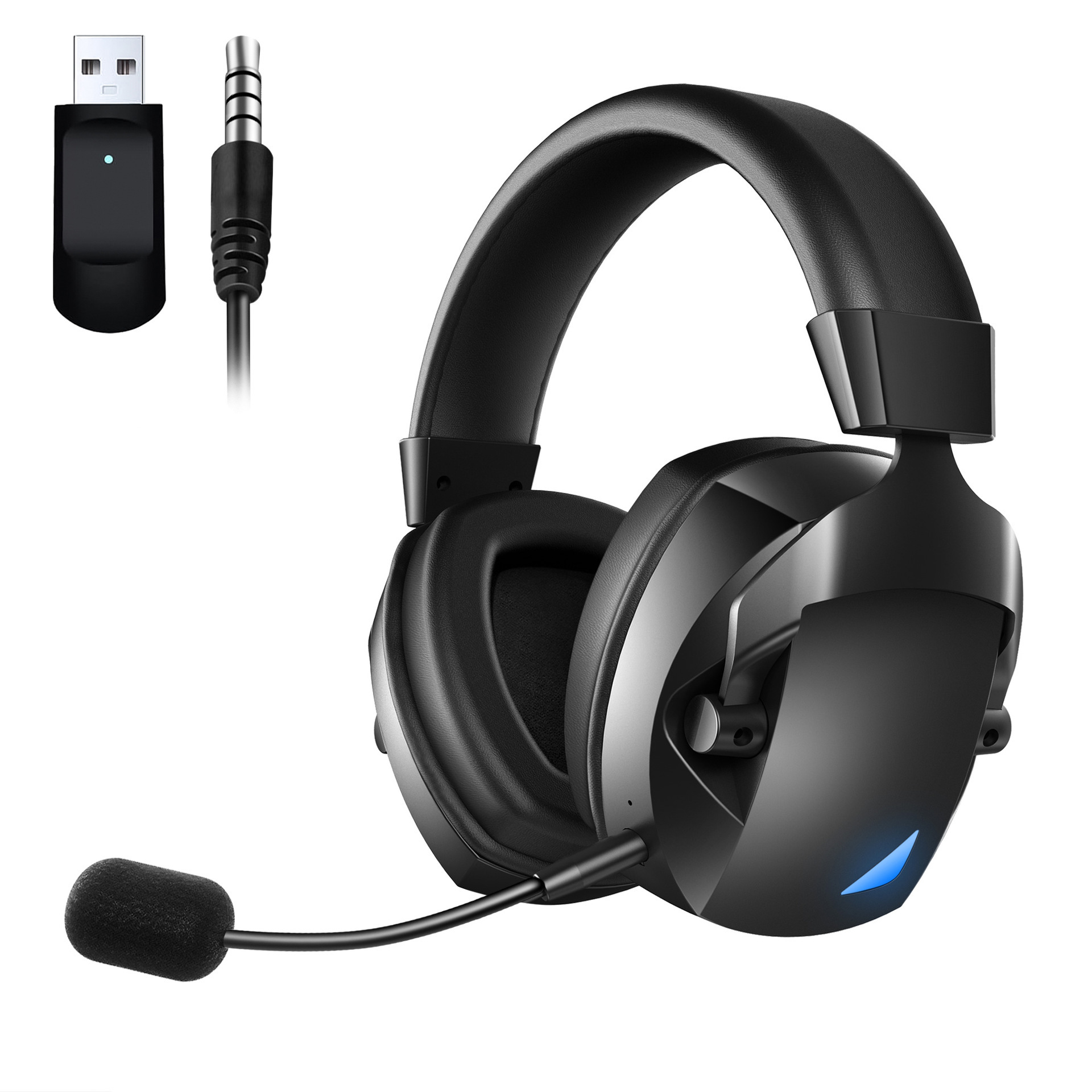e43ae791-bf3e-42ba-ad30-14a9fab8aa27.jpg Audífonos Inalámbricos Pro-Gaming Dual-Mode con Micrófono - Imagen 6