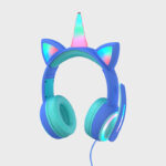 Audífonos Bluetooth Infantiles Orejas de Gato con Luces LED