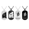 Collar con Placa Militar de Dead by Daylight (Acero Inoxidable)