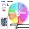 Tira de Luces LED RGB con Control Remoto y Bluetooth (USB 5V)